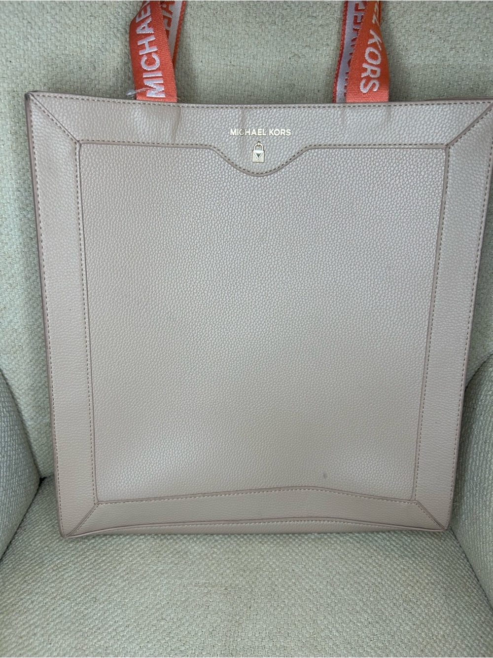 Michael Kors pebbled leather tote bag